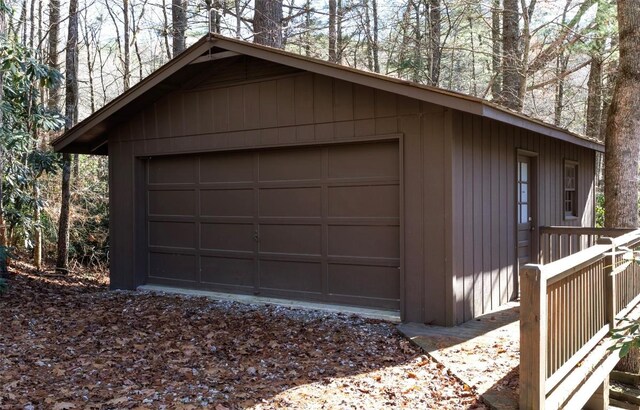 55 Oconee Belle Trl, Glenville, NC 28736 - view of detached garage