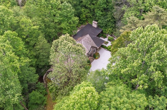 55 Oconee Belle Trl, Glenville, NC 28736 - aerial view of property and surrounding area featuring a forest