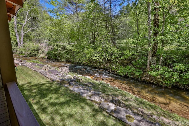 2177 Buck Creek Rd, Highlands, NC 28741 - view of yard featuring a wooded view