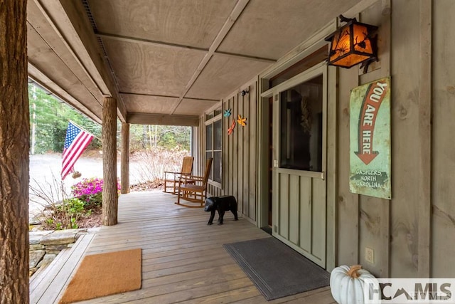 920 Sapphire Post Office Rd, Cashiers, NC 28774 - view of wooden porch