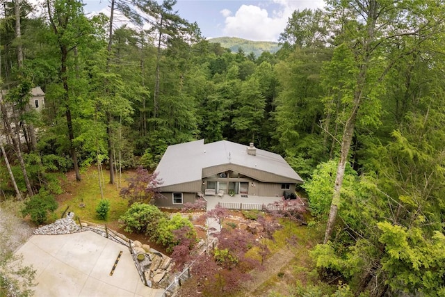 47 Red Bud Ct, Sapphire, NC 28774 - view of subject property featuring a forest