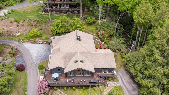 226 Sky Lake Dr, Highlands, NC 28741 - view from above of property