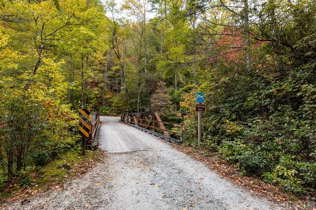 view of road