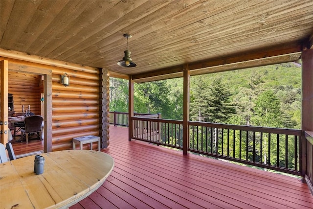 1318 Shortoff Rd, Highlands, NC 28741 - view of deck