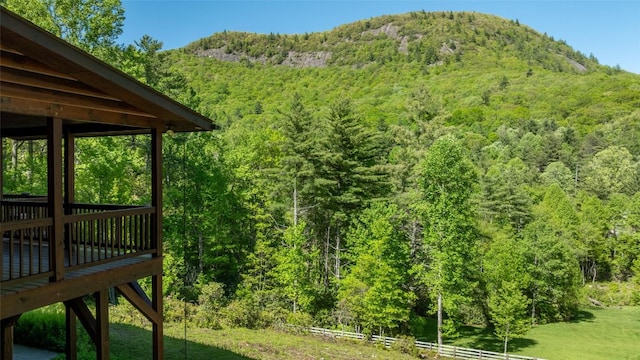 1318 Shortoff Rd, Highlands, NC 28741 - mountain view with a heavily wooded area