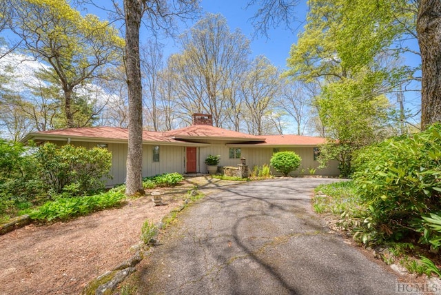 view of ranch-style house