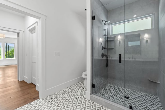 1310 New Settlers Way, Glenville, NC 28736 - full bath with a stall shower and toilet