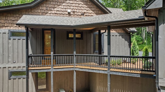 1310 New Settlers Way, Glenville, NC 28736 - back of house with a shingled roof