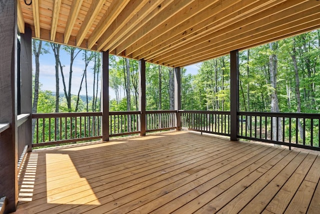 1310 New Settlers Way, Glenville, NC 28736 - view of wooden terrace