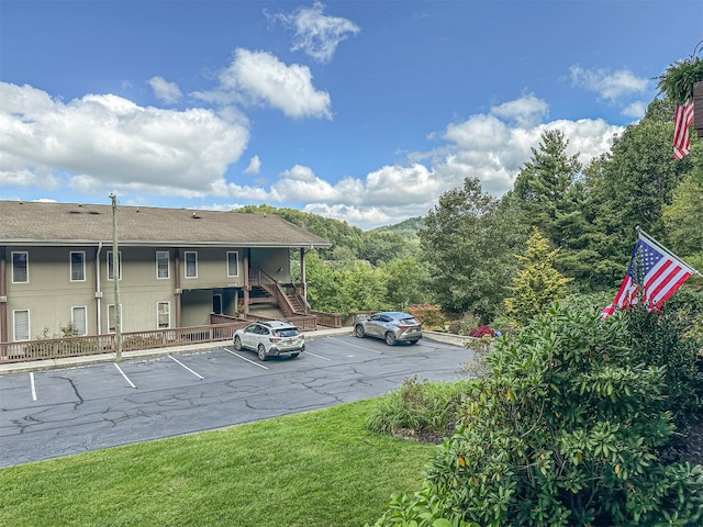 34 Sun Valley Cir Unit 8001, Sky Valley, GA 30537 - uncovered parking lot with stairs