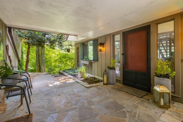 15 Elm Ct, Highlands, NC 28741 - entrance to property with board and batten siding