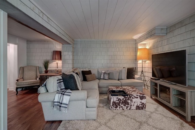 15 Elm Ct, Highlands, NC 28741 - living room with wood finished floors