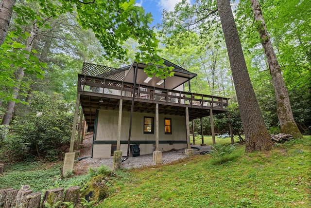 145 Mount Lori Dr, Highlands, NC 28741 - back of house featuring a deck