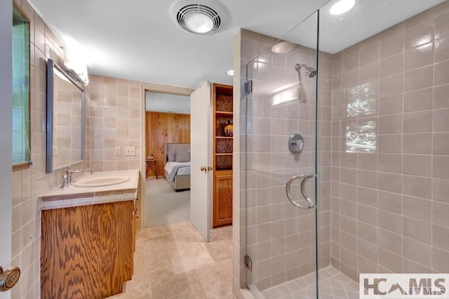 43 Chimney Pt, Lake Toxaway, NC 28747 - ensuite bathroom with a shower stall and vanity