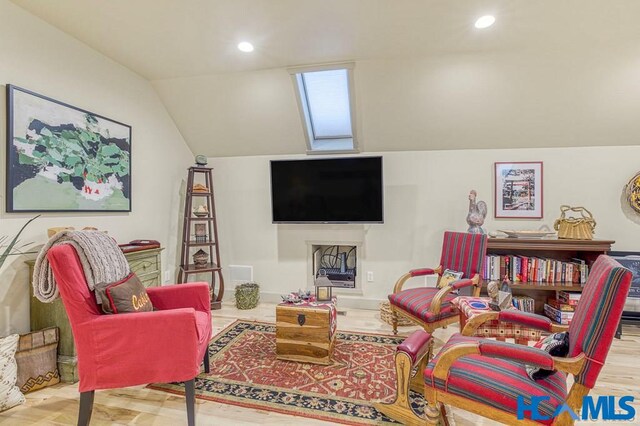178 Whetstone Gap Rd, Lake Toxaway, NC 28747 - living room with lofted ceiling, recessed lighting, and wood finished floors