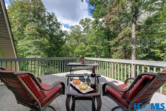 178 Whetstone Gap Rd, Lake Toxaway, NC 28747 - view of wooden terrace