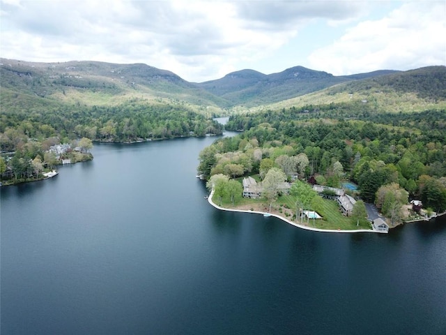 64 Toxaway Shrs Unit 2, Lake Toxaway, NC 28747 - bird's eye view of a water and mountain view