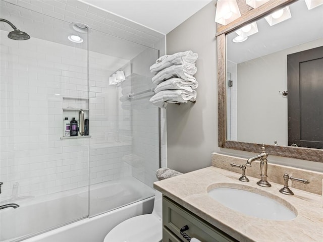 64 Toxaway Shrs Unit 2, Lake Toxaway, NC 28747 - bathroom with vanity and enclosed tub / shower combo