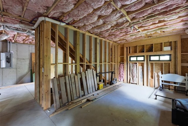 67 Chipmunk Trl, Glenville, NC 28736 - miscellaneous room with electric panel and concrete floors