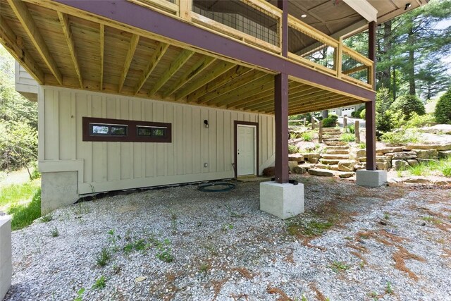 67 Chipmunk Trl, Glenville, NC 28736 - view of patio with a carport and a deck
