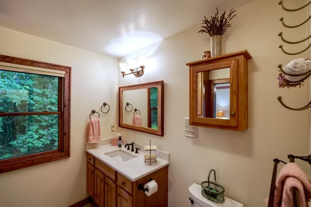 40 Piney Ridge Ct, Sapphire, NC 28774 - half bath featuring vanity and toilet