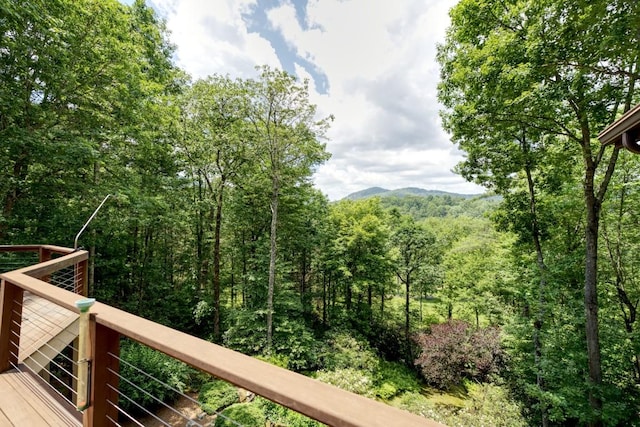 40 Piney Ridge Ct, Sapphire, NC 28774 - view of mountain backdrop with a forest