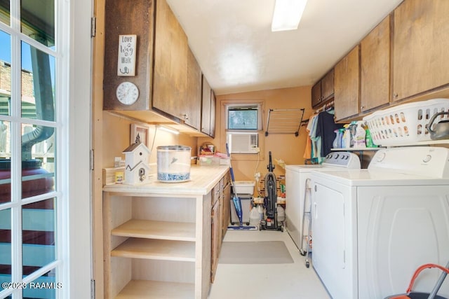 laundry area featuring washer and clothes dryer