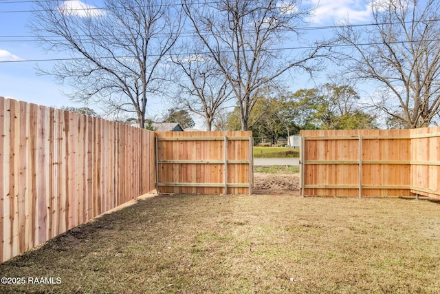 view of yard