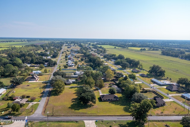 drone / aerial view featuring a rural view