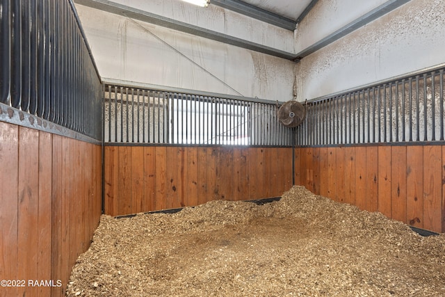 view of horse barn