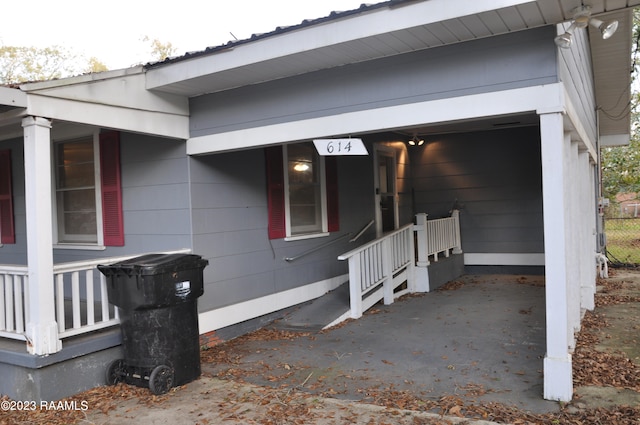 view of entrance to property