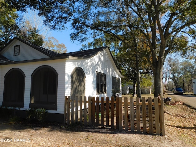 view of property exterior