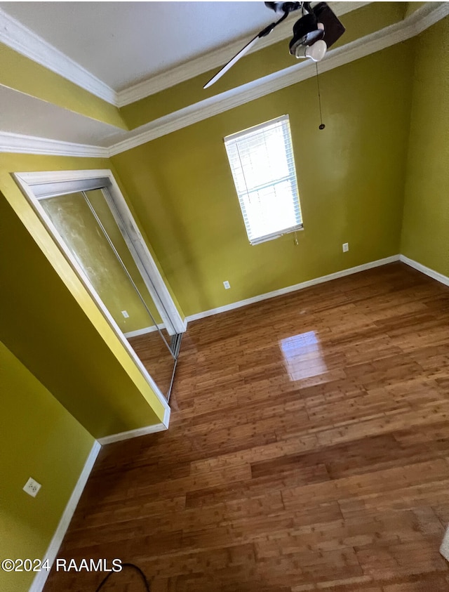 additional living space with dark wood-type flooring