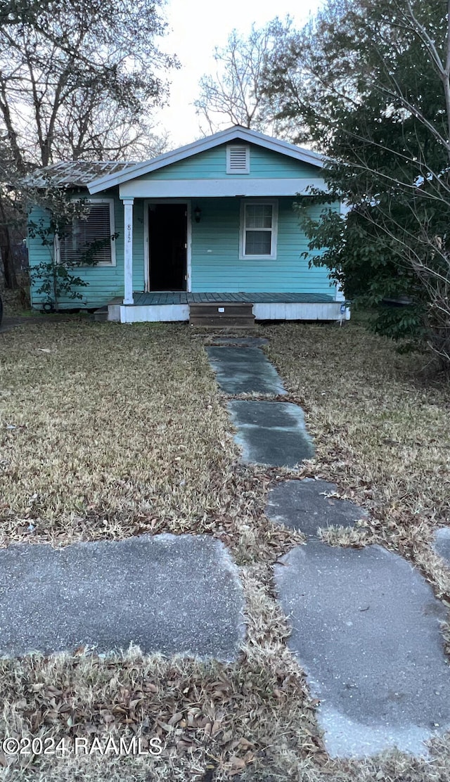 view of front of home