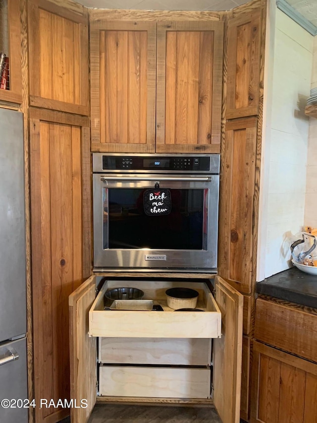 kitchen with stainless steel appliances