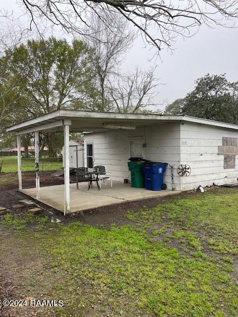 exterior space with a patio area