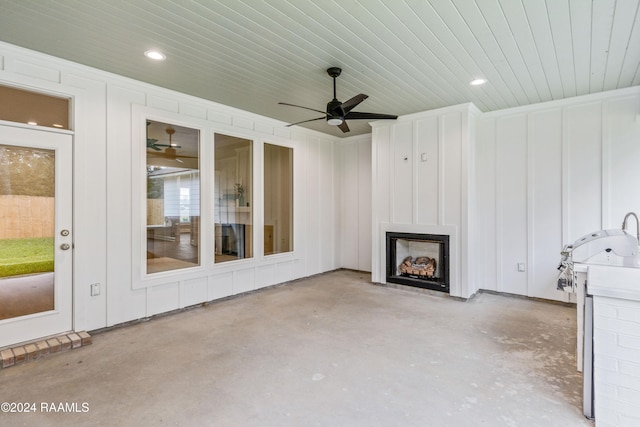 view of unfurnished living room