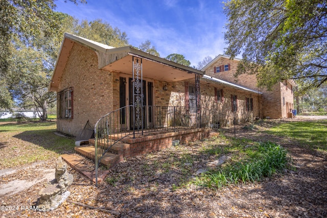 view of front of home