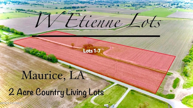 TBDLOT7 W Etienne Rd, Maurice, LA 70555
