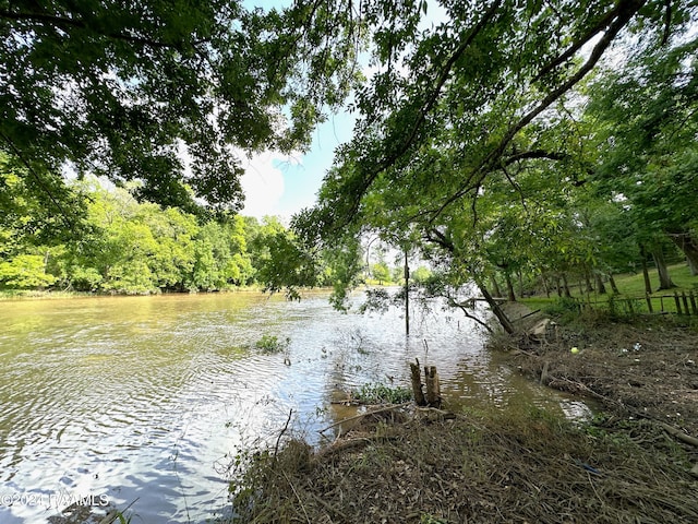 view of water feature