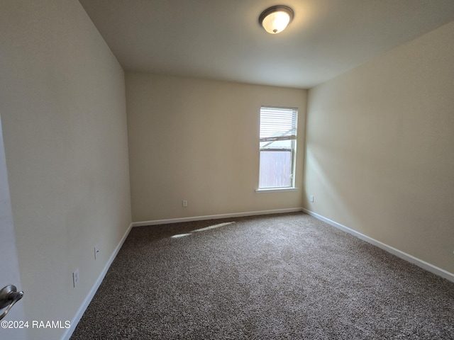 empty room featuring carpet flooring