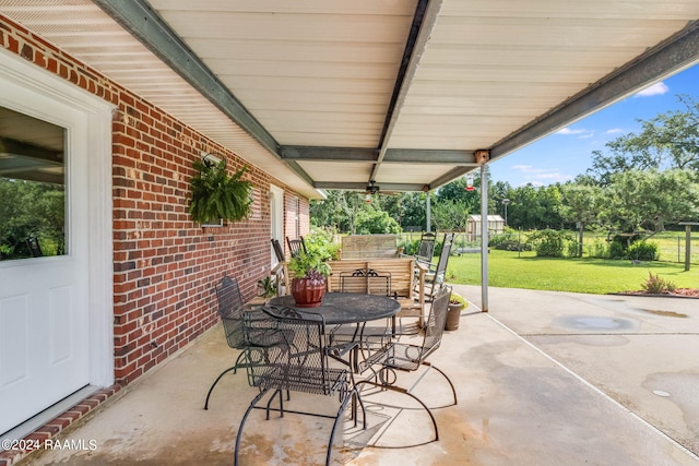 view of patio