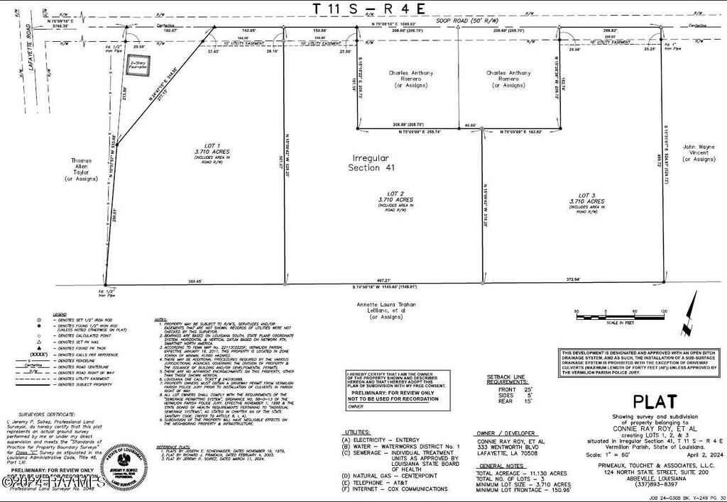 L-3 Soop Rd, Maurice, LA 70555