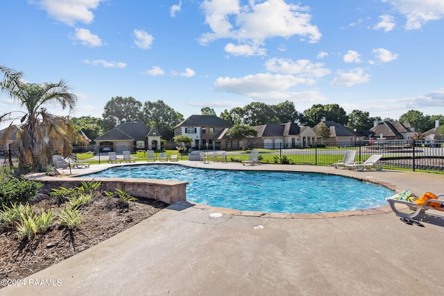 view of pool