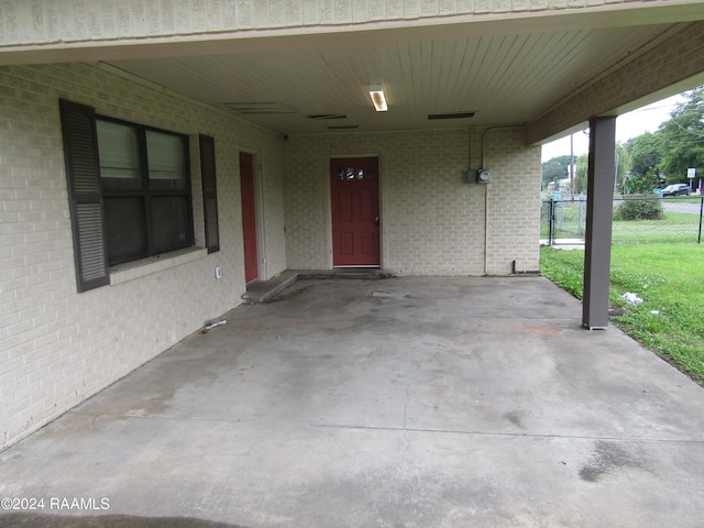 view of patio