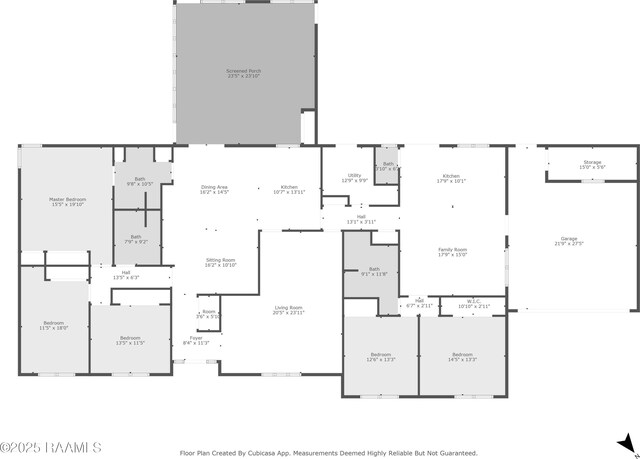 617 Cemetery Rd, Saint Martinville, LA 70582 - floor plan / room layout