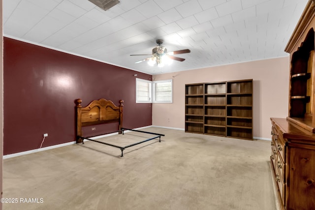 617 Cemetery Rd, Saint Martinville, LA 70582 - unfurnished bedroom featuring carpet, baseboards, and crown molding