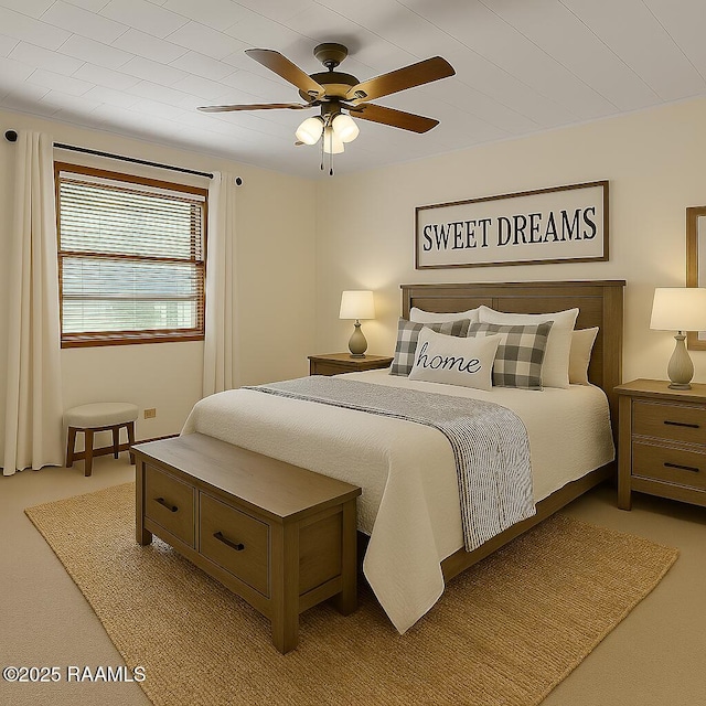 617 Cemetery Rd, Saint Martinville, LA 70582 - carpeted bedroom featuring ceiling fan