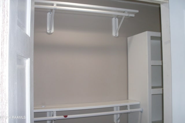 view of closet