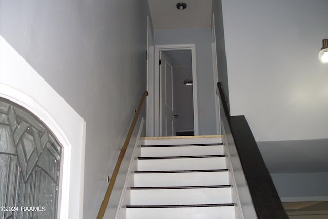 view of staircase